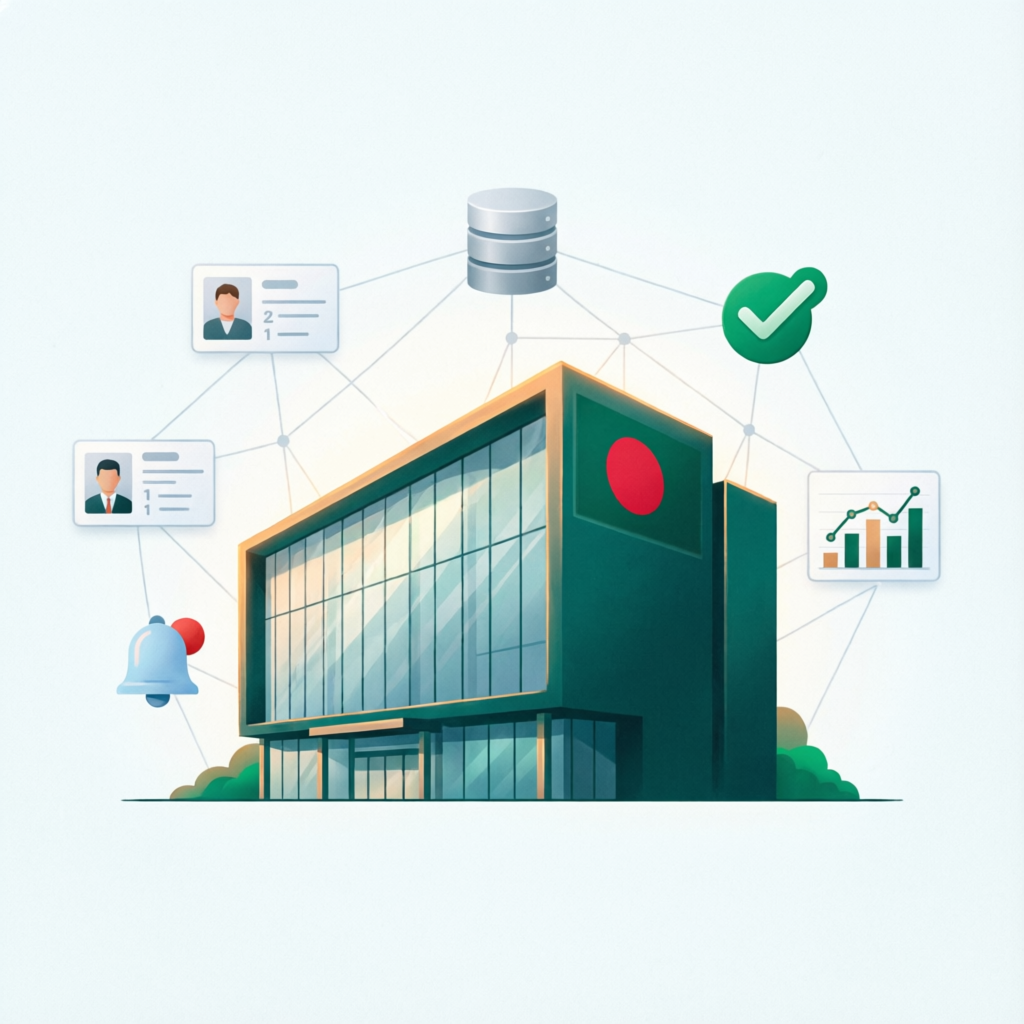 HRMS illustration